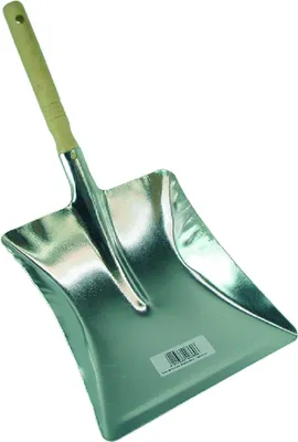 Obrázok produktu pre HaWe Kehrschaufel Stahlblech verzinkt - ideal für den Einsatz bei grobem Schmutz und für professionelle Reinigungsaufgaben.