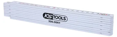 Produktbild von KS Tools 300.0061 Kunststoff-Gliedermaßstab, gelb, 2m