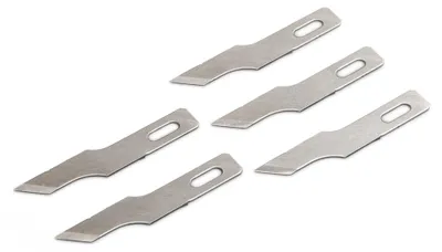 Cuttermesser-Set, 5 Stück, Metall