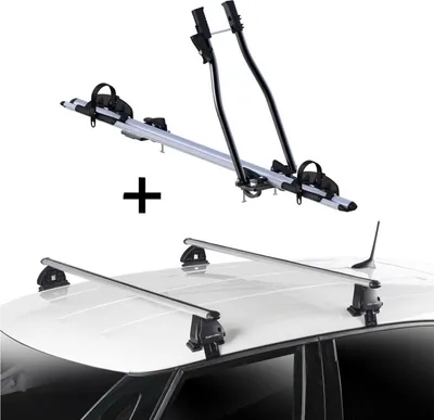Produktbild von Fahrradträger SAGITTAR + Dachträger VDP EVO ALU kompatibel mit für Alfa Romeo 147 5 Türer 2000-2010