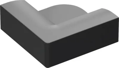 Produktbild von Außenecke SCHULTE Decodesign schwarz matt D190122 68