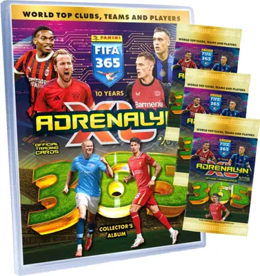 Produktbild von Panini Fifa 365 Karten 2025 - Trading Cards Sammelkarten - 1 Sammelmappe + 3 Booster