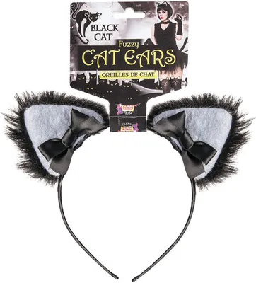Produktbild von Schwarze Katze, flauschige Ohren