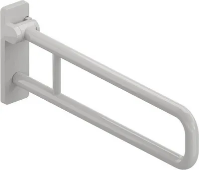 Produktbild von HEWI Stützklappgriff Serie 801 Aluminiumkern, L 850mm orange