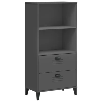 Produktbild von vidaXL Bücherschrank VIKEN Anthrazit 60x35x123 cm Holzwerkstoff