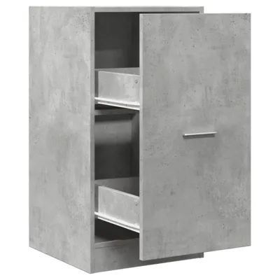 Image de vidaXL Armoire à pharmacie gris béton 40x41x77,5 cm Bois composite