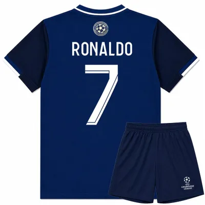 Produktbild von Ronaldo Champions-League Fußball Trikot Set - Kind - 116