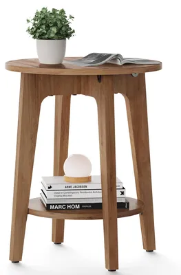 Productafbeelding van VASAGLE bijzettafel, kleine salontafel, nachtkastje met opbergruimte