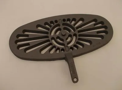 Produktbild von Ovaler Rüttelrost 16x36 cm Ascherost Gussrost Feuerrost