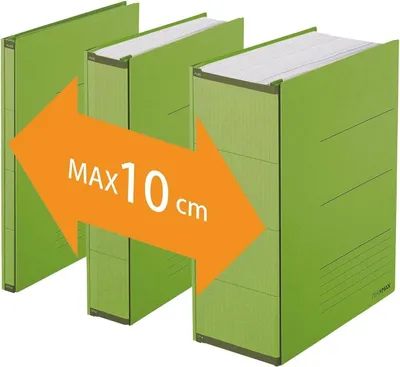 Produktbild von PLUS JAPAN Archivierungsordner ZEROMAX A4 breit grün