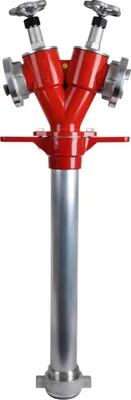Produktbild von Hydrantenstandrohr für Unterflurhydranten DIN 3221, DN 80, 2xStorz C mit Absperrung