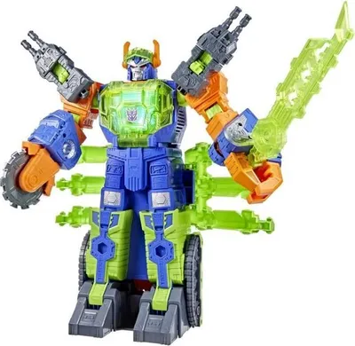 Immagine prodotto di Transformers Scorponok Action Figure, 51 cm, convertibile, con effetti luminosi e sonori, Cyberworld, 6+ anni