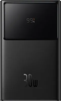 Produktbild von Powerbank Baseus Star-Lord Digital, Display, Kapazität 10000mAh, 30W, 2 x USB, 1 x USB Typ-C, gesamt 5V/3A, negru