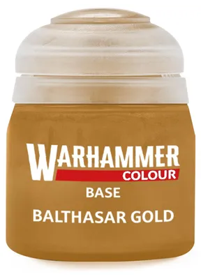 Produktbild von Warhammer Colour Base Balthasar Gold 12ml