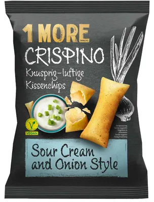 Produktbild von 1 More Crispino Sour Cream and Onion Style 100g