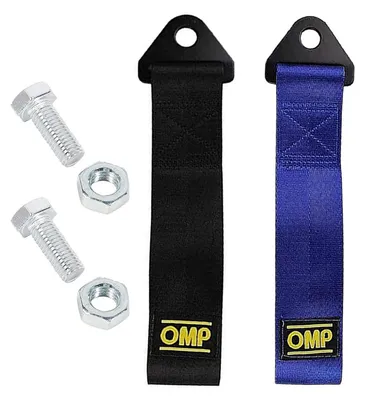 Produktbild von 2 Stück Abschleppschlaufe Universal 2 Tonnen Nylon Blau/Schwarz
