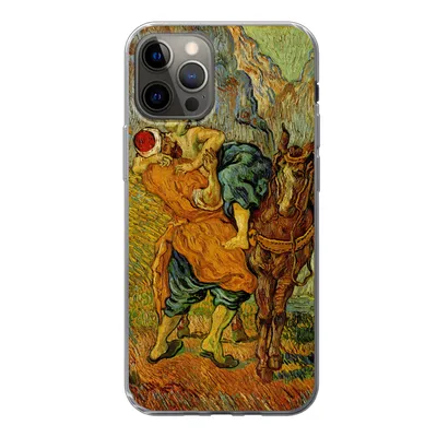 Produktbild von MuchoWow® Handyhülle Schutzhülle Hülle für iPhone 13 Pro Der barmherzige Samariter - Vincent van Gogh Silikon Softcase Handy Hülle - Handy-Tasche