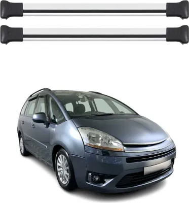 Image de Barres de toit transversales pour Citroen C4 Picasso 2006-2013 Aluminium Gris