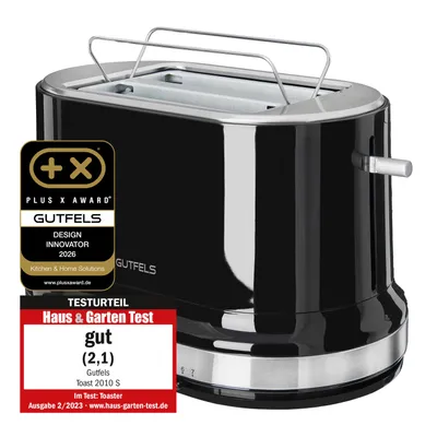 Produktbild von GUTFELS TOAST 2010 S |  2 Scheiben Toaster | 7 Stufen | Schwarz