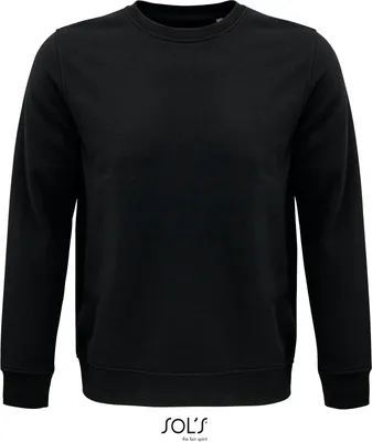 Produktbild von SOLs 03574 | Damen Sweat, Comet Uni Sweatshirt, 80% Baumwolle - Farbe: Black - Größe: 4XL