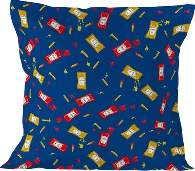 Produktbild von Kissenbezug HappyFriday Baleno Teen Blue Hotdog Bunt 80 x 80 cm