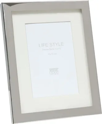Immagine prodotto di Deknudt S57MC1 cornice in metallo con passepartout argento 13x18 cm
