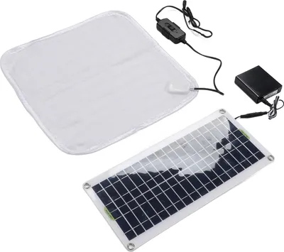 Zdjęcie produktu dla przenośny panel słoneczny 50W z akumulatorem 20W 12V do wydajnego ładowania koca elektrycznego podczas wędrówek na świeżym powietrzu na kempingu