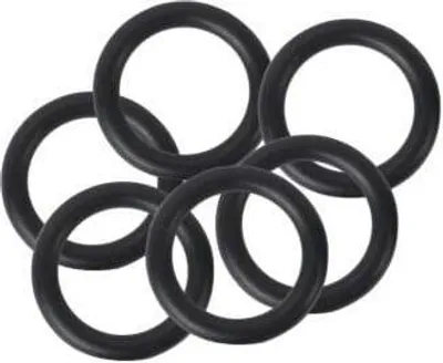 Produktbild von Gummi O-Ring Dichtung 3/8, säure-, öl- und chemikalienbeständig, bis 120°C