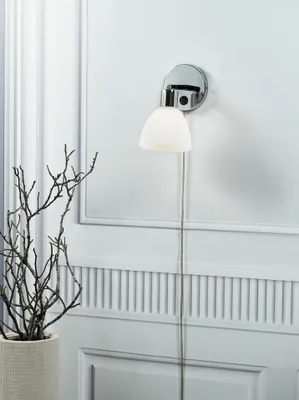 Produktbild von Nordlux Wandlampe Ray, Silber, Ip20, 40W, 63191033
