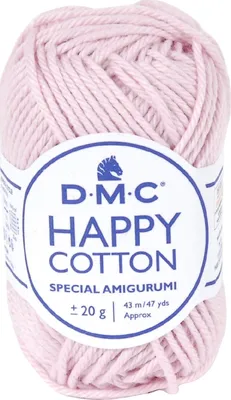 Image de DMC Happy Coton - fil souple 100 % coton, 392 (couleur 760)