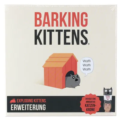 Produktbild von Asmodee Exploding Kittens - Barking Kittens 3.Erweiterung (deutsch)