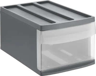 Immagine prodotto di Cassetto Rotho M SYSTEMIX cassetto 12 L - contenitore 25,5 x 39,5 x 20,3 cm - organizzatore in plastica - impilabile ed espandibile