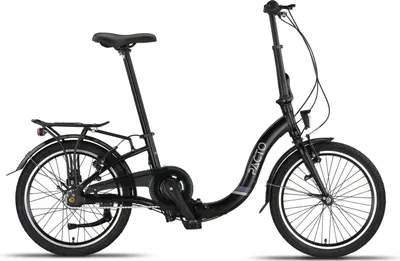 Produktbild von PACTO Seven N7 Klapprad 20 Zoll mit Schnelles Faltsystem (10 Sek), Aluminiumrahmen (16KG), Shimano 7 Nabenschaltung, Handbremsen + Rücktrittbremse