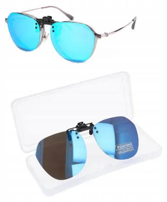 Image de Stylion NA-206 Sur-lunettes de soleil Polarisantes Miroir Bleues