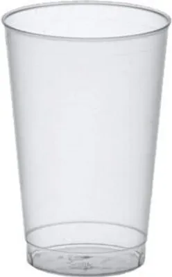 Produktbild von 500 Papstar Trinkbecher, PP 0,3 l Ø 7,8 cm, 11,8 cm transluzent unzerbrechlich 16147 Einwegtrinkbecher