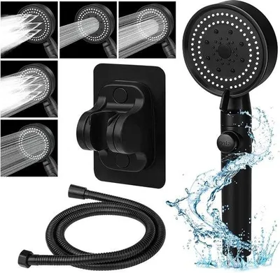 Immagine prodotto di Soffione doccia a risparmio idrico - getto lungo (2 m) per il bagno