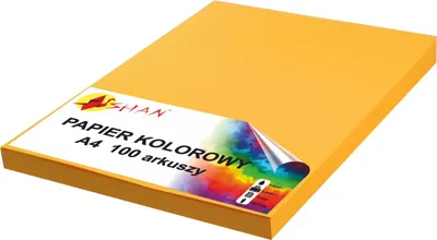 Obrázok produktu pre Farebný papier A4 120g oranžový2 100 listov