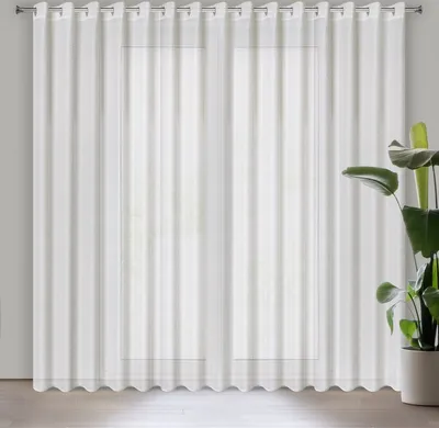 Obrázek produktu pro Záclona SIBEL bílá šampaňská 300x250 cm závěs s očky