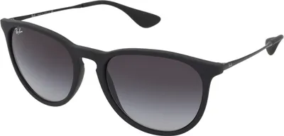 Obrázok produktu pre Ray-Ban Erika Classic, Dospelý, Uni, Letecké, Plný rámik, Čierna, Čierna