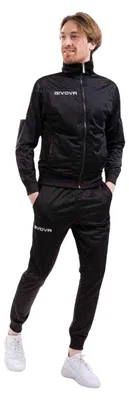 Produktbild von Givova - "Tuta Revolution" Trainingsanzug für Herren PP10605 (M) (Schwarz)