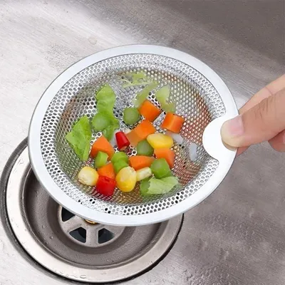 Produktbild von 3er Set Abflusssieb Edelstahl 10.2cm für Spüle & Dusche