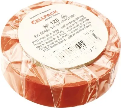 Produktbild von Cellpack 145822 - 1 Stück(e) - Orange - PVC - 10 m - 15 mm