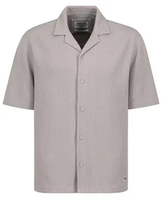 Produktbild von Sublevel Bequemes Kurzarmshirt Reverskragen Knopfleiste Modisch Größe: S