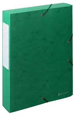 Immagine prodotto di Scatola d'archivio Exacompta dorso 60 mm con etichetta in cartone Manila Scotten Nature Future, verde, cartone, A4, 240 x 320 x 60 mm