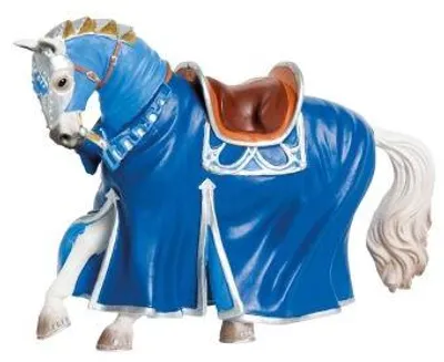 Immagine prodotto di Bullyland 80769 - Figura, cavallo da esposizione, blu in plastica 4007176807699