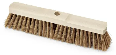 Produktbild von Nölle Besen Kokos Länge 500mm 5Reihen mit Stielloch Sattelholz - 231200