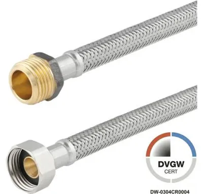 Produktbild von veporit Flexschlauch 1/2 AG x 1/2" IG x 300 mm DVGW "