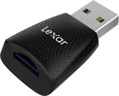 Zdjęcie produktu dla Lexar RW330, MicroSD (TransFlash), MicroSDHC, MicroSDXC, Czarny, 170 Mbit/s, USB 3.2 Gen 1 (3.1 Gen 1) Type-A, 38,2 mm, 23,3 mm