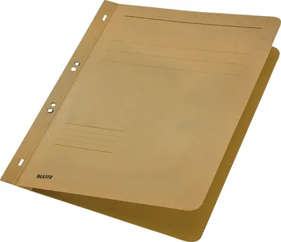 Produktbild von Leitz 3742-00-11 Ösenhefter 1/1 Vorderdeckel A4 kfm.- oder Amtsheftung Manilakarton chamois