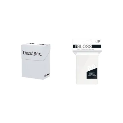 Image de Ultra Pro Deck Box + 60 Deck Protector Sleeves - Weiß